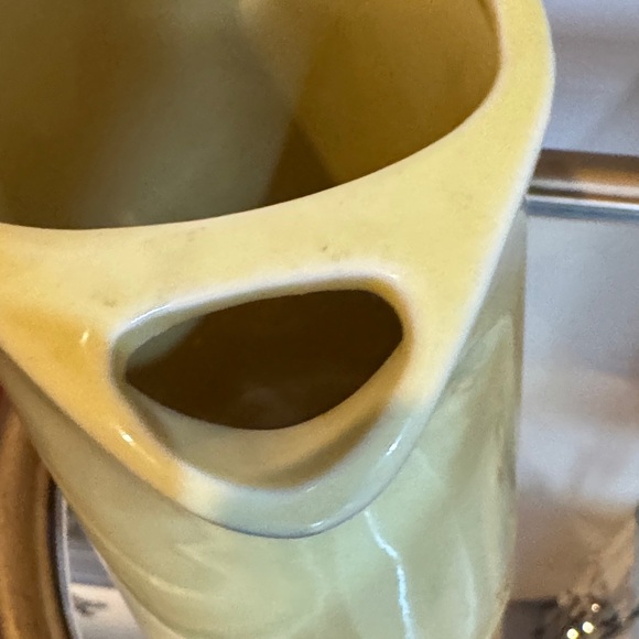 Yellow Ceramic Pitcher - Picture 3 of 4